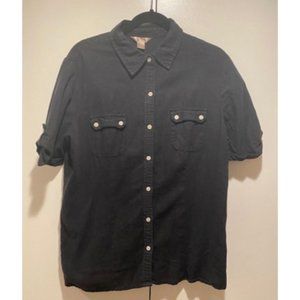 Vintage White Stag Blouse - Black